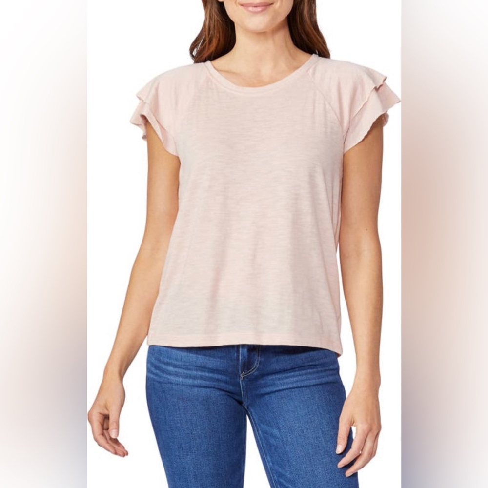 BRAND NEW Paige Linnea Flutter Sleeve Top, Rose Smoke, Size XS, NWOT